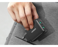 UGREEN Ładowarka sieciowa  CD161 2xUSB-A 18W PD3.0 EU czarny - 1488954 - zdjęcie 4